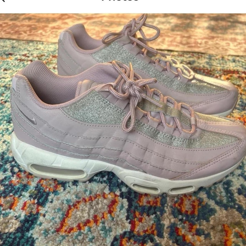 Nike Light Pink Glitter Air Pro Maxes Women's size 8.5